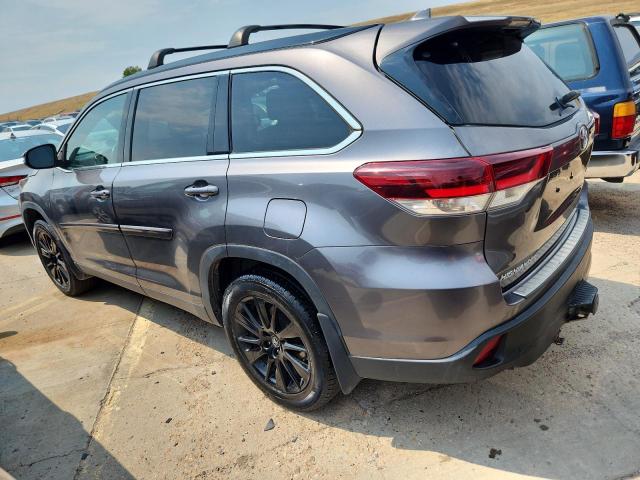 5TDJZRFH7KS612143 - 2019 TOYOTA HIGHLANDER SE GRAY photo 2