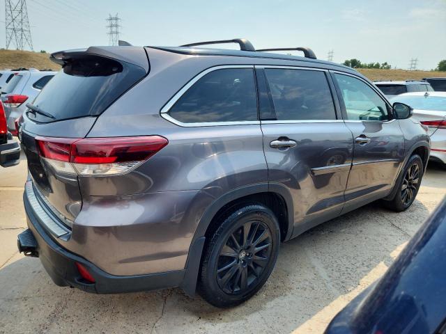 5TDJZRFH7KS612143 - 2019 TOYOTA HIGHLANDER SE GRAY photo 3