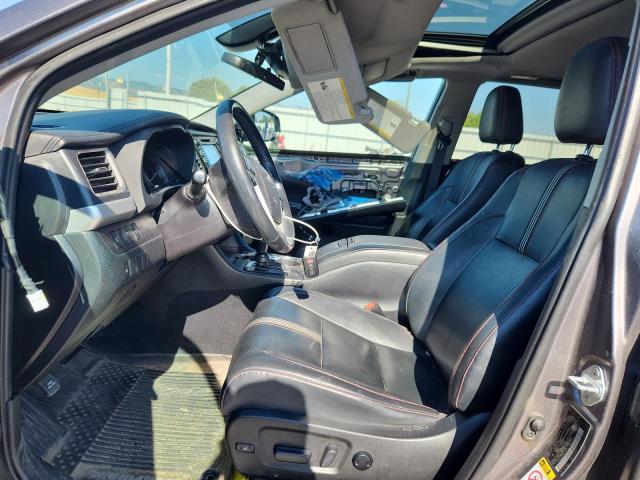 5TDJZRFH7KS612143 - 2019 TOYOTA HIGHLANDER SE GRAY photo 7