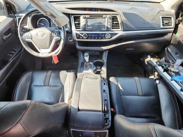 5TDJZRFH7KS612143 - 2019 TOYOTA HIGHLANDER SE GRAY photo 8