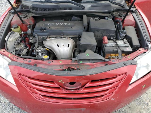 4T4BE46K58R018476 - 2008 TOYOTA CAMRY CE RED photo 11