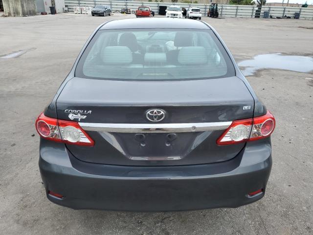 2T1BU4EE6CC812194 - 2012 TOYOTA COROLLA BASE GRAY photo 6