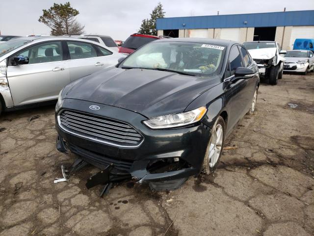 3FA6P0H73ER276340 - 2014 FORD FUSION SE BLACK photo 2