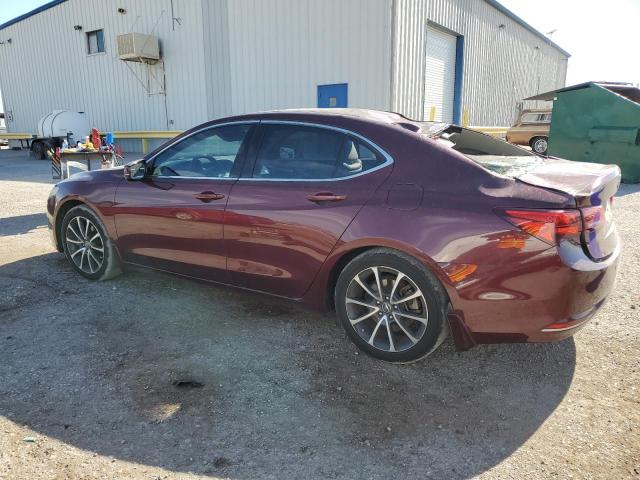 19UUB2F77FA003476 - 2015 ACURA TLX ADVANCE BURGUNDY photo 2