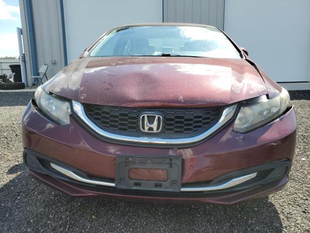 19XFB2F59FE267110 - 2015 HONDA CIVIC LX BURGUNDY photo 5