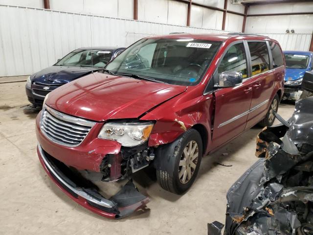 2A4RR8DG4BR640671 - 2011 CHRYSLER TOWN & COU TOURING L RED photo 1