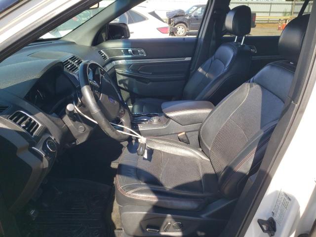 1FM5K8GT5GGC81577 - 2016 FORD EXPLORER SPORT Weiß Foto 7