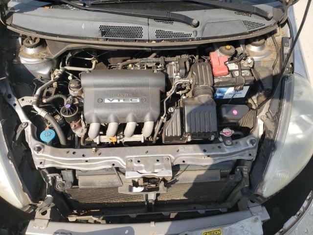 JHMGD38667S047303 - 2007 HONDA FIT S ვერცხლისფერი ფოტო 11