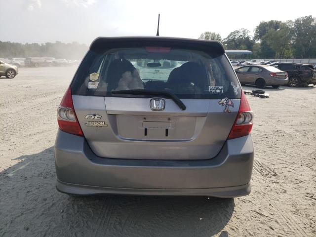 JHMGD38667S047303 - 2007 HONDA FIT S ვერცხლისფერი ფოტო 6