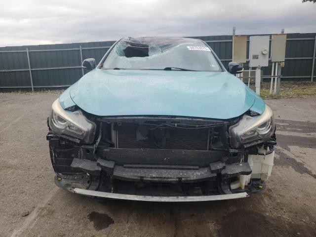JN1BV7AP4FM338388 - 2015 INFINITI Q50 BASE BLUE photo 5
