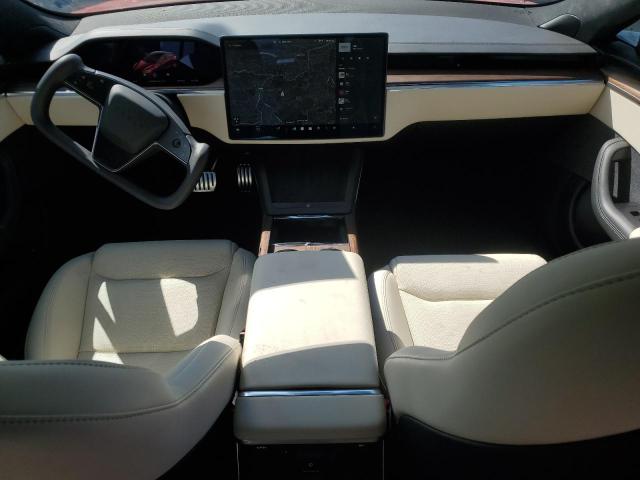 5YJSA1E58MF439325 - 2021 TESLA MODEL S Qırmızı foto 8