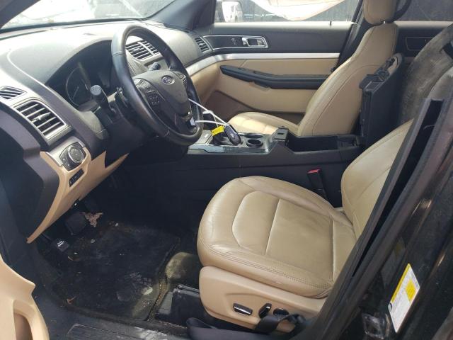 1FM5K7D8XHGC46321 - 2017 FORD EXPLORER XLT BLACK photo 7