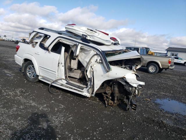 5TDBT48A25S249778 - 2005 TOYOTA SEQUOIA LIMITED WHITE photo 4