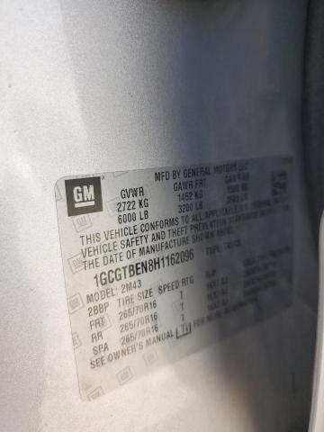 1GCGTBEN8H1162096 - 2017 CHEVROLET COLORADO Gümüş foto 12