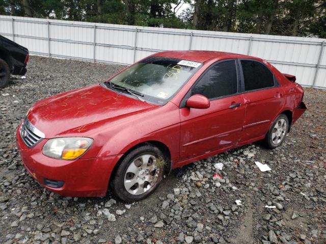 KNAFE221795656190 - 2009 KIA SPECTRA EX RED photo 1