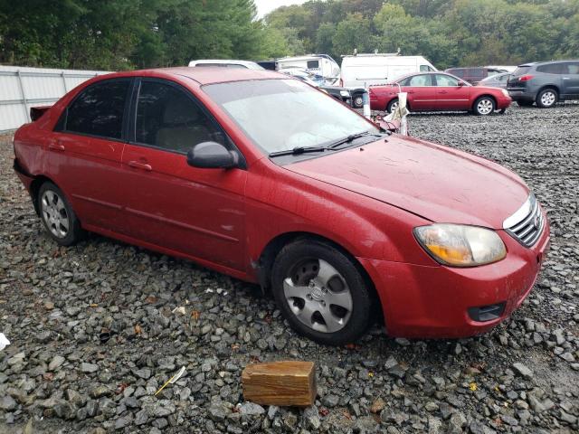 KNAFE221795656190 - 2009 KIA SPECTRA EX RED photo 4