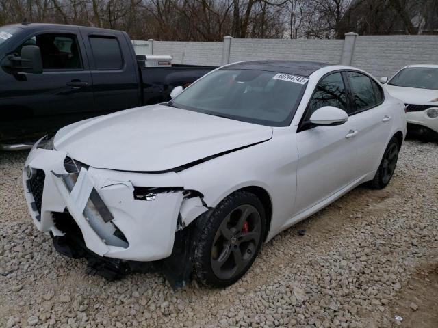 ZARFAEDN6H7540634 - 2017 ALFA ROMEO GIULIA Q4 WHITE photo 1