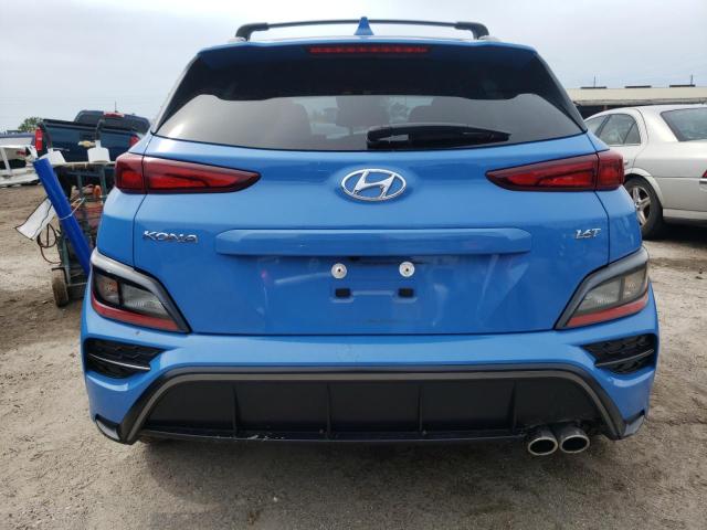 KM8K33A30NU923066 - 2022 HYUNDAI KONA N LINE BLUE photo 6