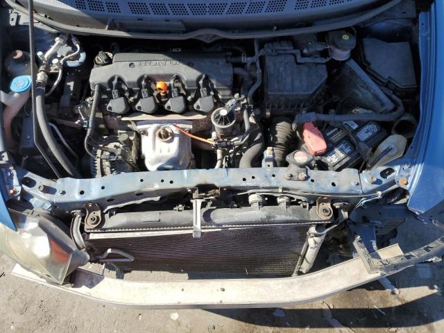 19XFA1F54BE037143 - 2011 HONDA CIVIC LX BLUE photo 11