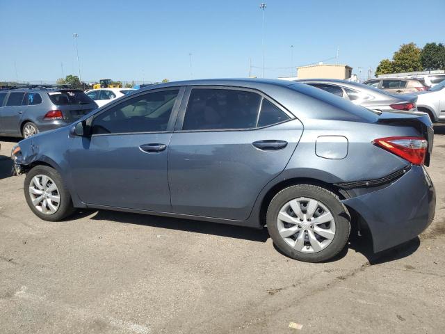 2T1BURHEXEC223306 - 2014 TOYOTA COROLLA L GRAY photo 2