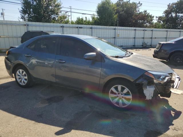 2T1BURHEXEC223306 - 2014 TOYOTA COROLLA L GRAY photo 4