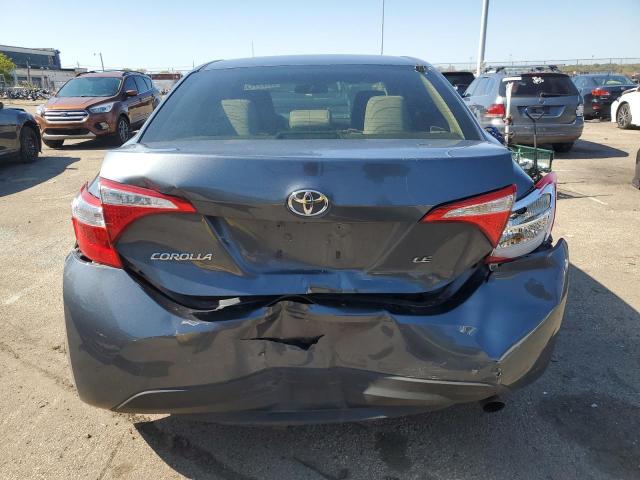 2T1BURHEXEC223306 - 2014 TOYOTA COROLLA L GRAY photo 6