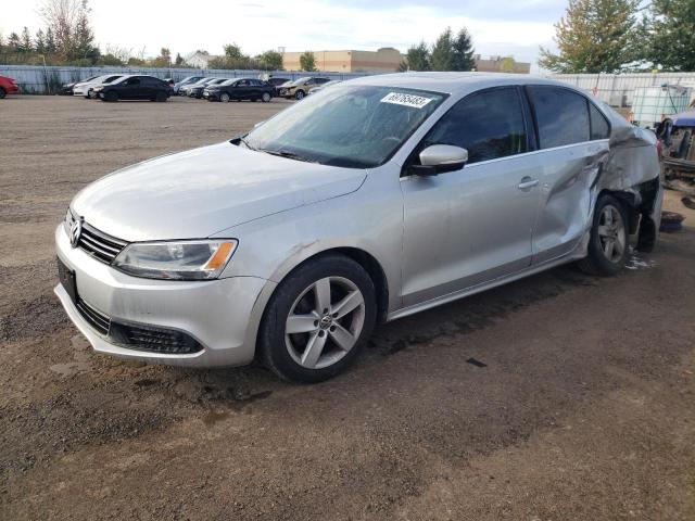 3VWD07AJ7EM398276 - 2014 VOLKSWAGEN JETTA SE SILVER photo 1