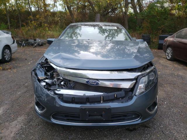 3FAHP0HA5BR282849 - 2011 FORD FUSION SE BLUE photo 5