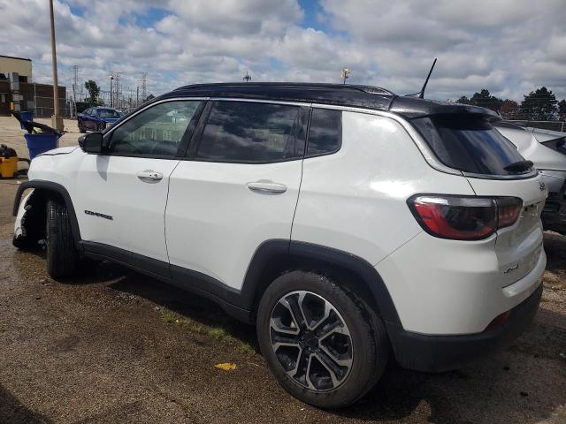 3C4NJDCN2PT522451 - 2023 JEEP COMPASS LIMITED WHITE photo 2