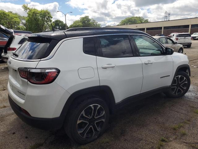 3C4NJDCN2PT522451 - 2023 JEEP COMPASS LIMITED WHITE photo 3