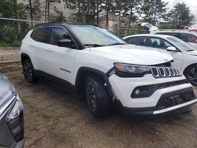 3C4NJDCN2PT522451 - 2023 JEEP COMPASS LIMITED WHITE photo 4