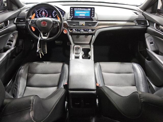 1HGCV2F38JA035815 - 2018 HONDA ACCORD SPORT Սև լուսանկար 8