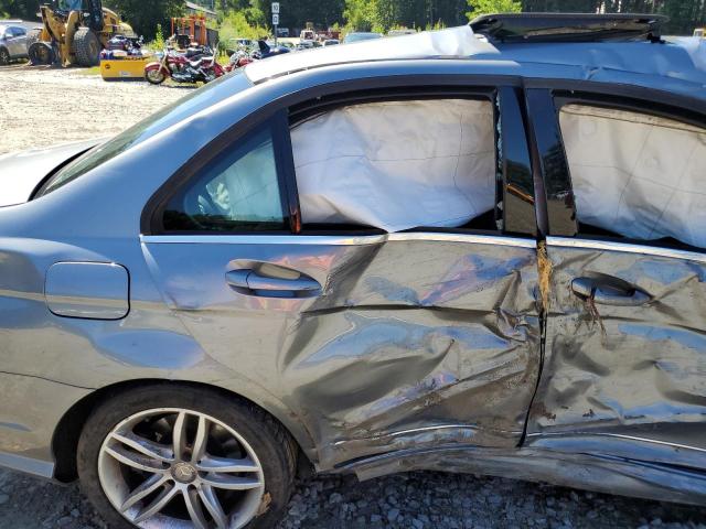 WDDGF8AB6EG172453 - 2014 MERCEDES-BENZ C 300 4MATIC SILVER photo 10