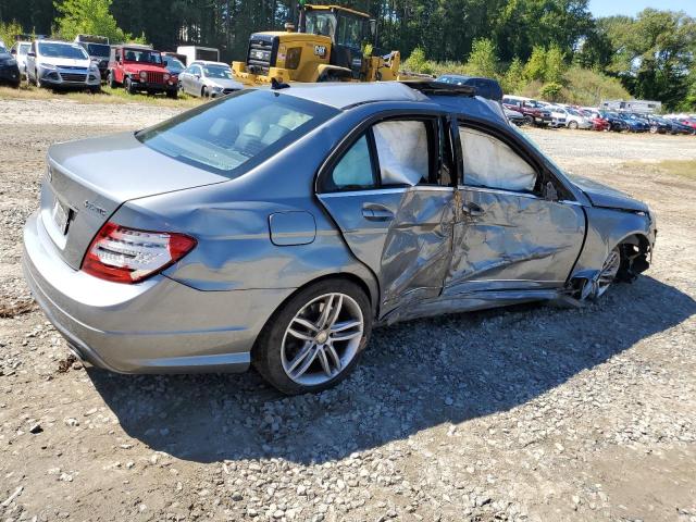 WDDGF8AB6EG172453 - 2014 MERCEDES-BENZ C 300 4MATIC SILVER photo 3