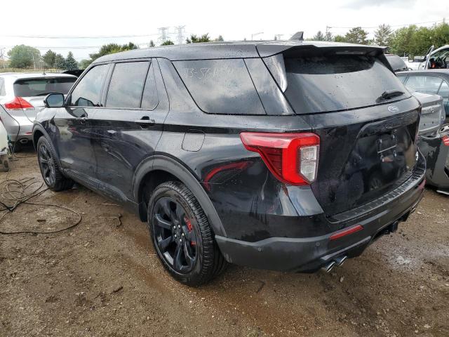 1FM5K8GC0MGA23043 - 2021 FORD EXPLORER ST BLACK photo 2