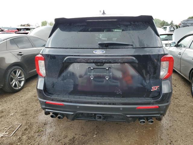 1FM5K8GC0MGA23043 - 2021 FORD EXPLORER ST BLACK photo 6