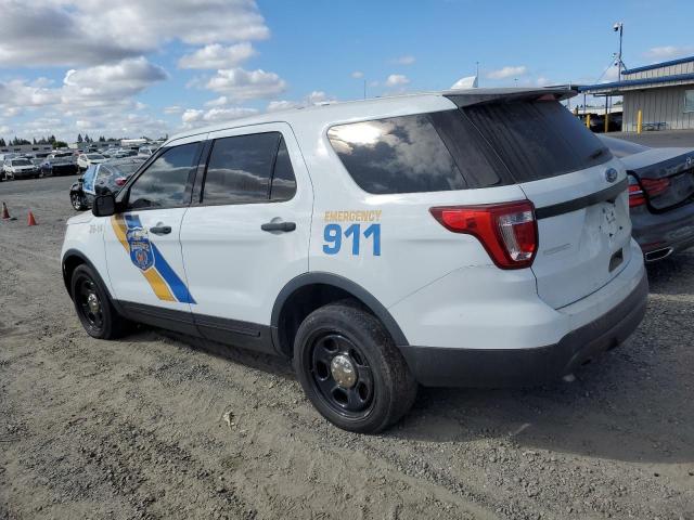 1FM5K8AR6GGA01677 - 2016 FORD EXPLORER POLICE INTERCEPTOR თეთრი ფოტო 2