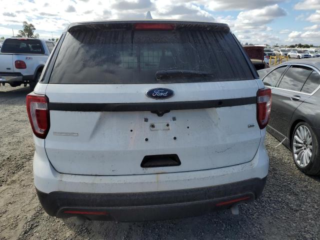 1FM5K8AR6GGA01677 - 2016 FORD EXPLORER POLICE INTERCEPTOR თეთრი ფოტო 6