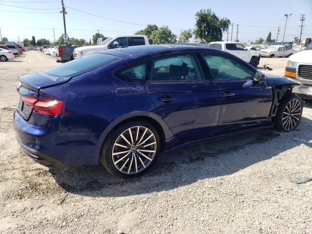 WAUCBCF52NA021653 - 2022 AUDI A5 PREMIUM PLUS 40 BLUE photo 3