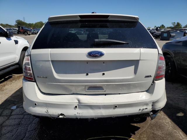 2FMDK38C59BA61363 - 2009 FORD EDGE SEL WHITE photo 6