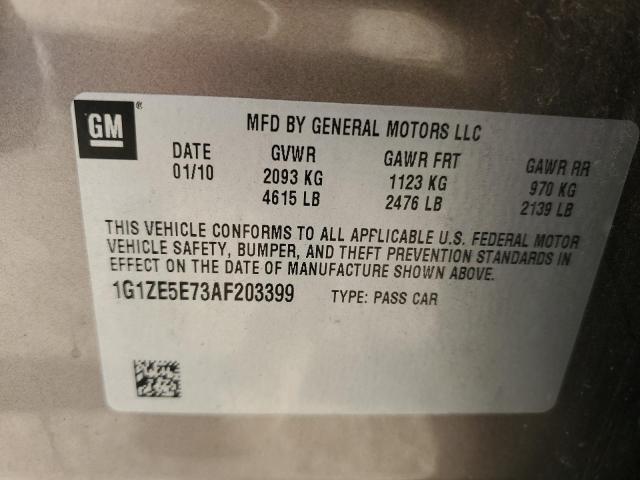 1G1ZE5E73AF203399 - 2010 CHEVROLET MALIBU LTZ ბურგუნდია ფოტო 12