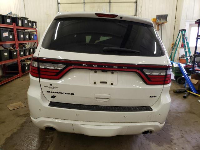 1C4RDJDG2JC307520 - 2018 DODGE DURANGO GT WHITE photo 6