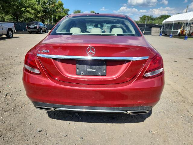 55SWF4JBXJU278857 - 2018 MERCEDES-BENZ C 300 أحمر صورة 6