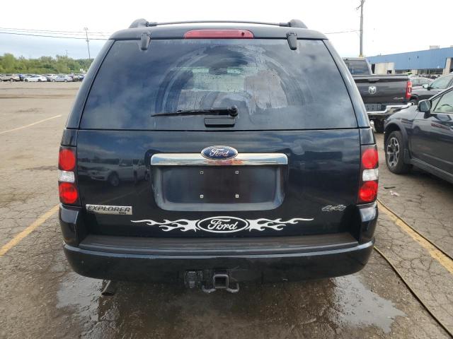 1FMEU73818UA67114 - 2008 FORD EXPLORER XLT BLACK photo 6