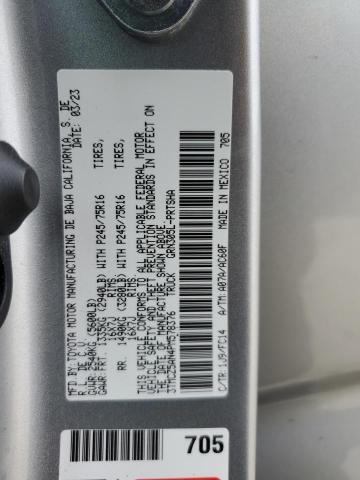 3TMCZ5AN4PM578376 - 2023 TOYOTA TACOMA DOUBLE CAB Күміс фото 13