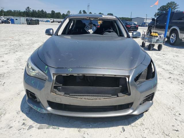 JN1CV7APXHM641909 - 2017 INFINITI Q50 BASE GRAY photo 5