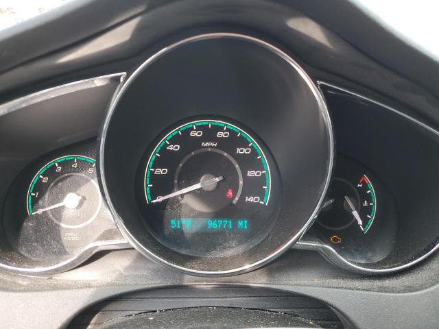 1G1ZE5E05CF172856 - 2012 CHEVROLET MALIBU LTZ ვერცხლისფერი ფოტო 9