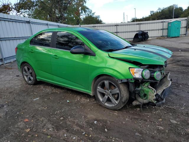 1G1JH5SB0G4114732 - 2016 CHEVROLET SONIC RS GREEN photo 4