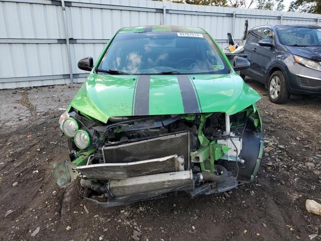 1G1JH5SB0G4114732 - 2016 CHEVROLET SONIC RS GREEN photo 5