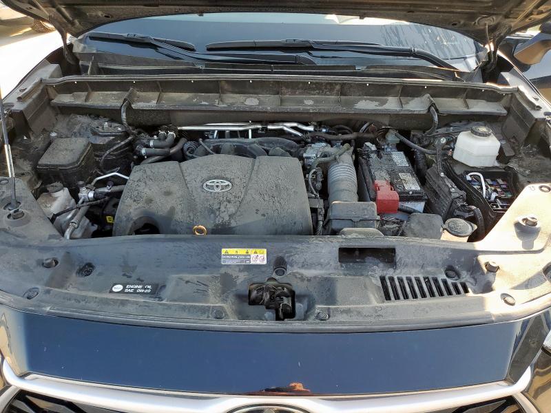 5TDGZRAH6NS539434 - 2022 TOYOTA HIGHLANDER XLE შავი ფოტო 12
